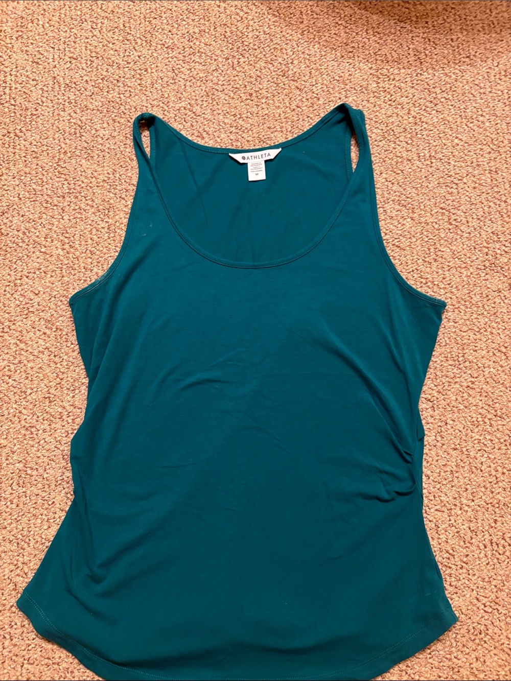 Athleta Deep Teal Scoop Tank Top for Women